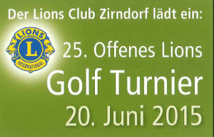 25. Lions Golfturnier